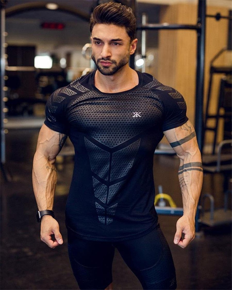 Maximize Your Workout with Our High-Performance Compression Sports T-Shirt